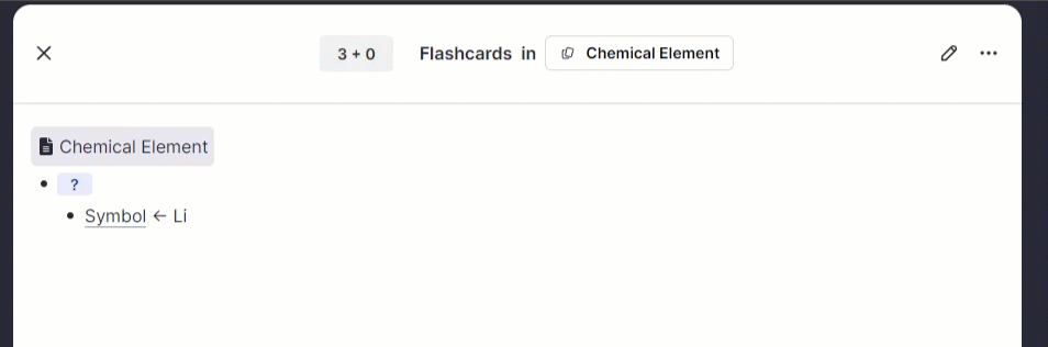卡片背面带有额外属性的记忆卡片示例。